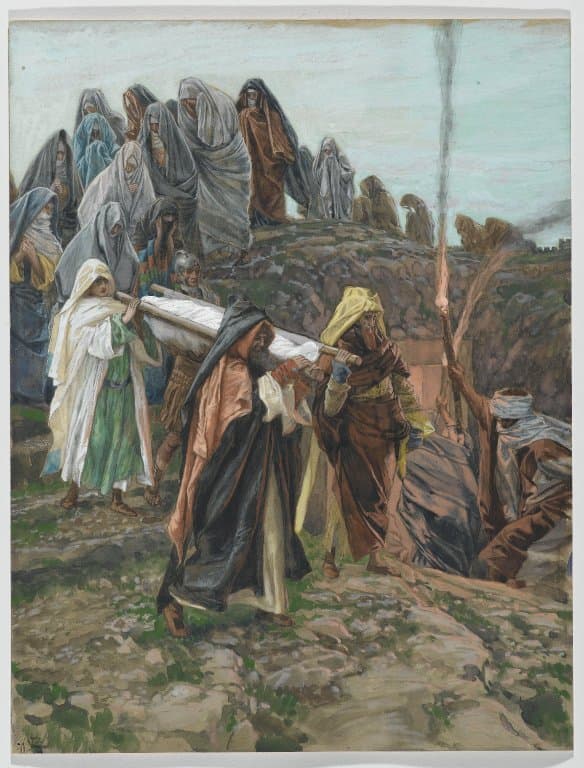 Jesus Is Laid in the Tomb — James Tissot