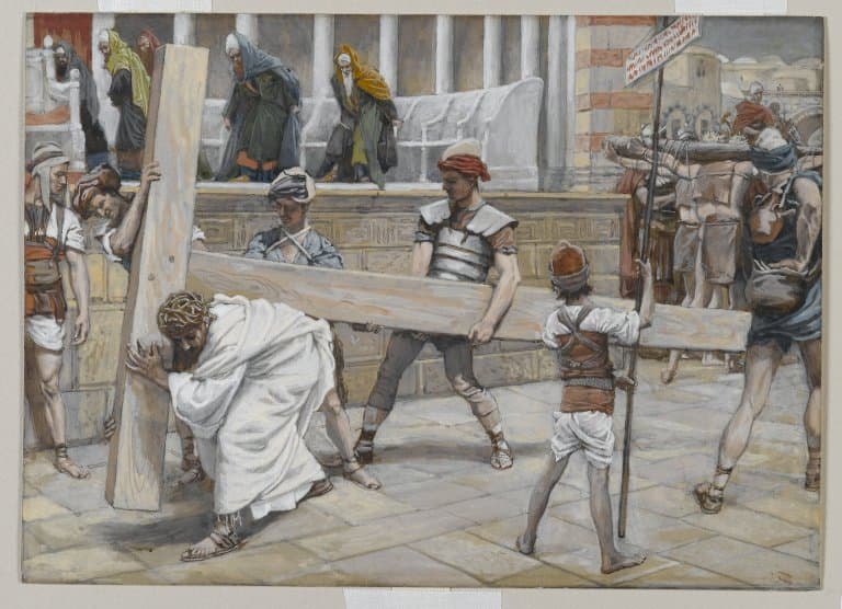 Jesus Receives the Cross — James Tissot