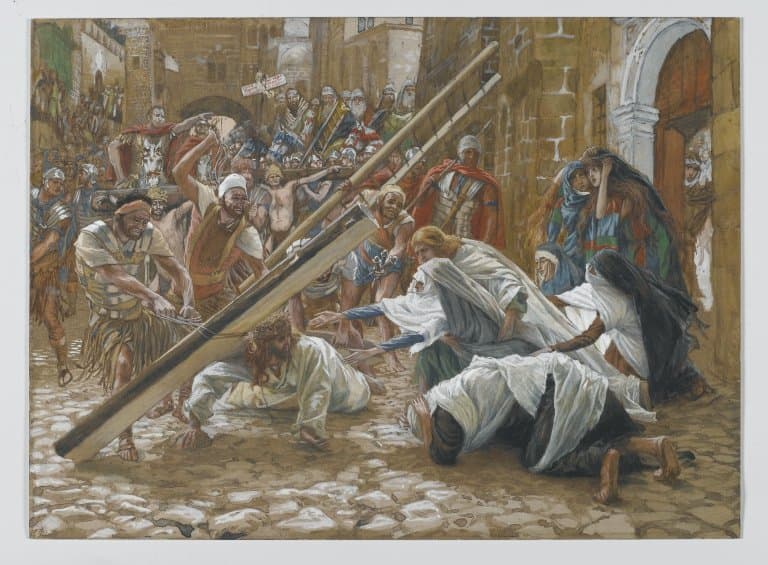 Jesus Meets His Mother Mary — James Tissot