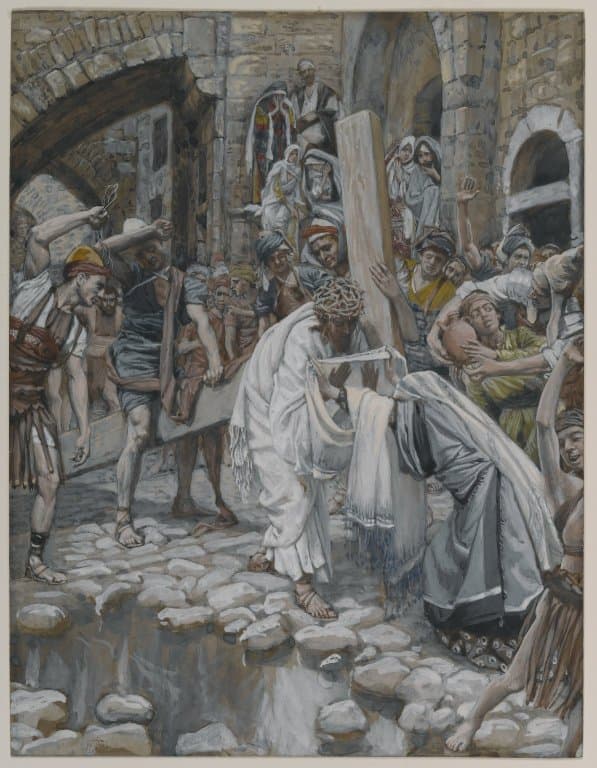 Veronica Wipes the Face of Jesus — James Tissot