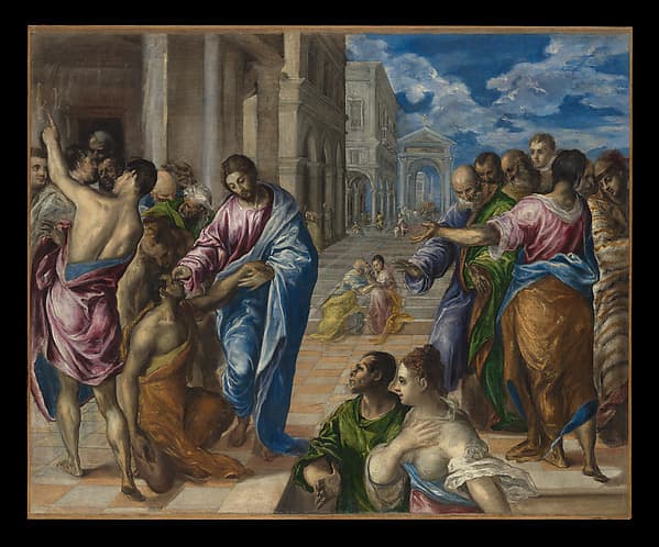 Classical Painting for Anointing of the Sick