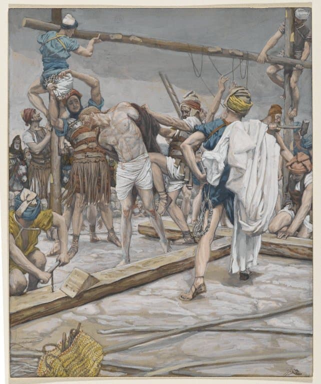 Jesus Is Stripped of His Garments — James Tissot